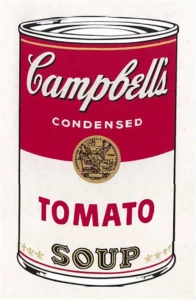 Andy Warhol, 1968 Tomato Soup estampe