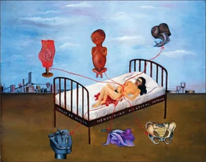 Frida Kahlo peinture Henry_Ford_Hospital_1932