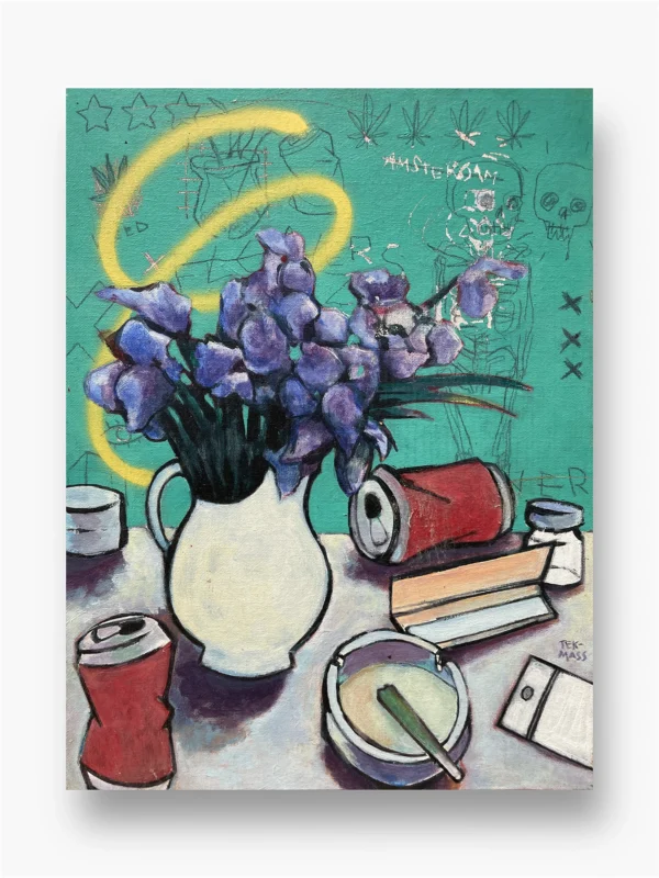Fleurs au cendrier