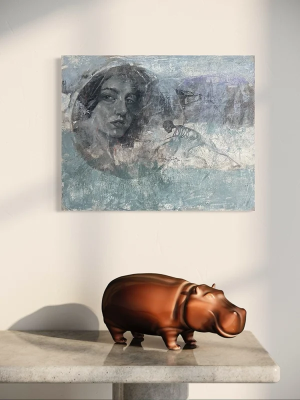 Le visage derrière le verre