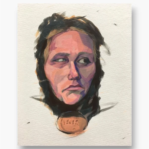 Portrait personnalisé papier Primal 2
