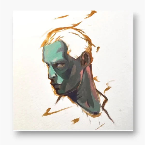 Portrait personnalisé papier Primal
