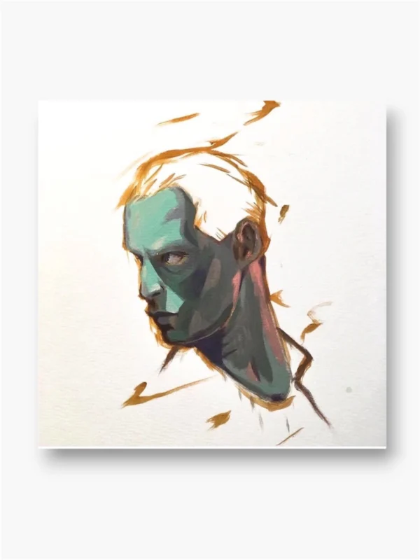 Portrait personnalisé papier Primal